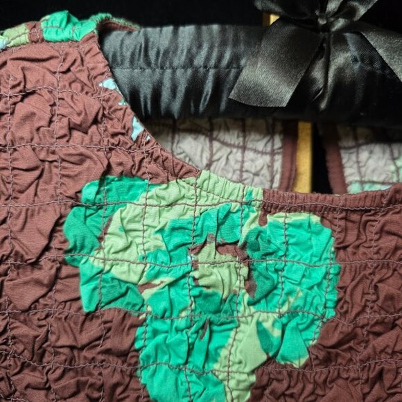 Free People Carino Printed Set in French Chocolate M - Picture 6 of 11